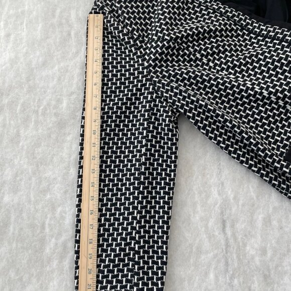 CJ Banks Womens Black & White Open Front Geometric Print Jacket Plus Size 2X - Picture 8 of 9